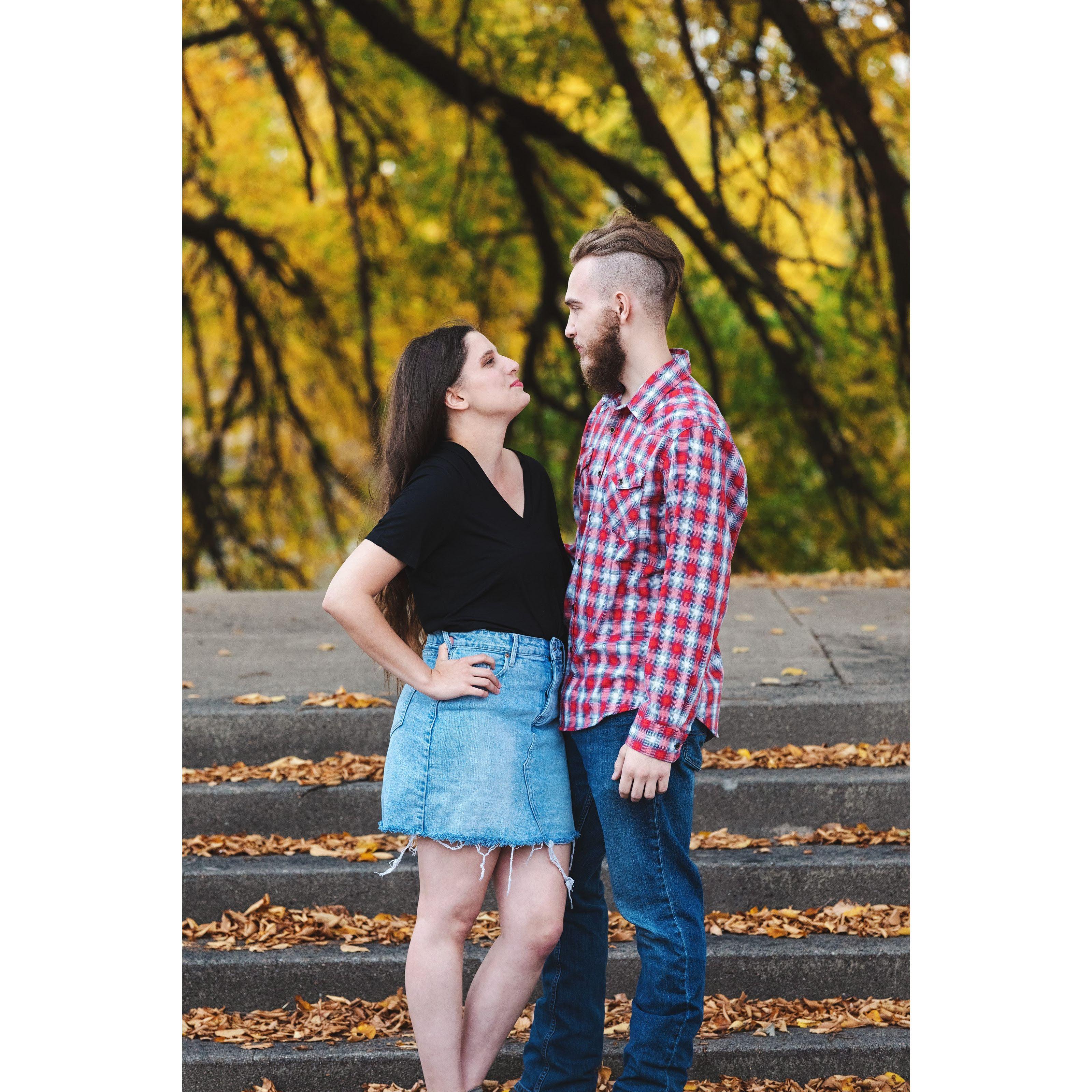 Recreation our our first dance of a couple photo!