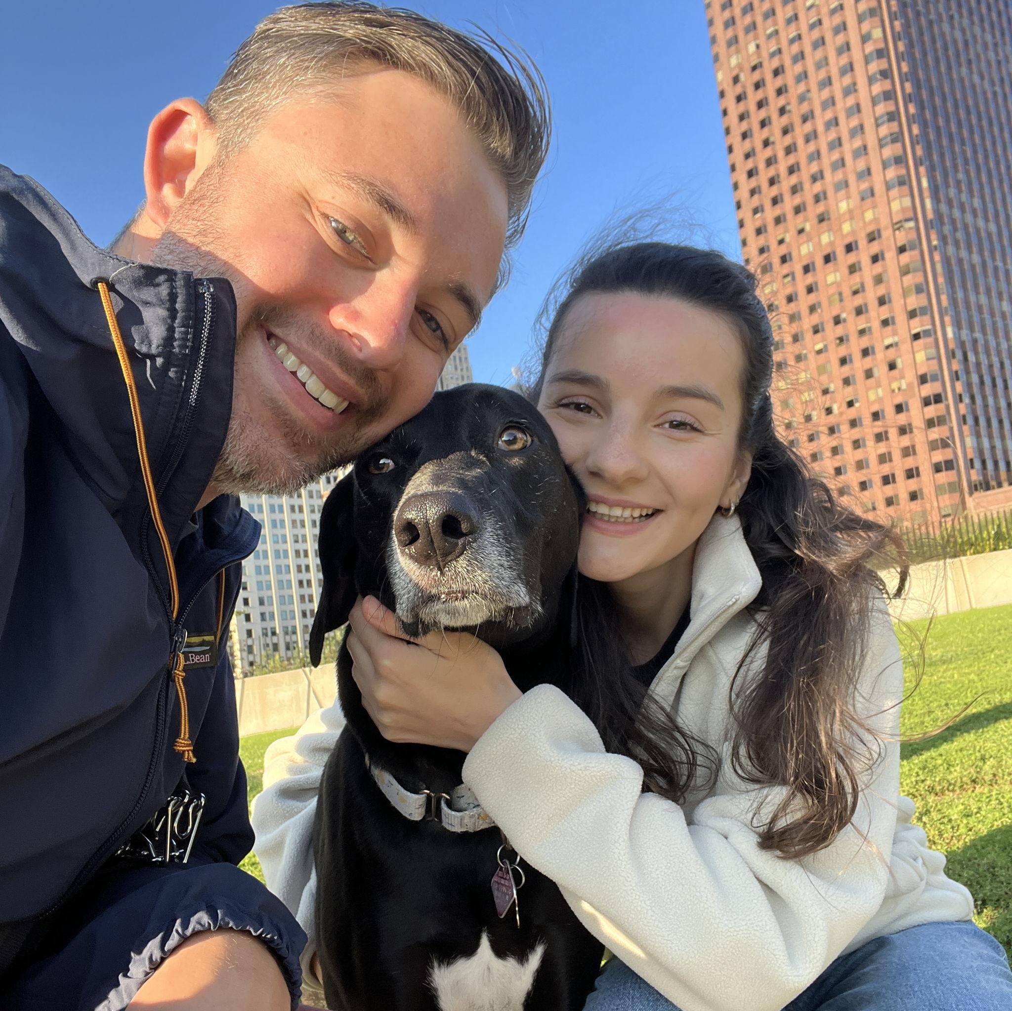 Us and Lilah and some quality park time right next to home.