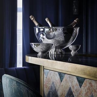 Manhattan Stainless Steel Champagne Bowl