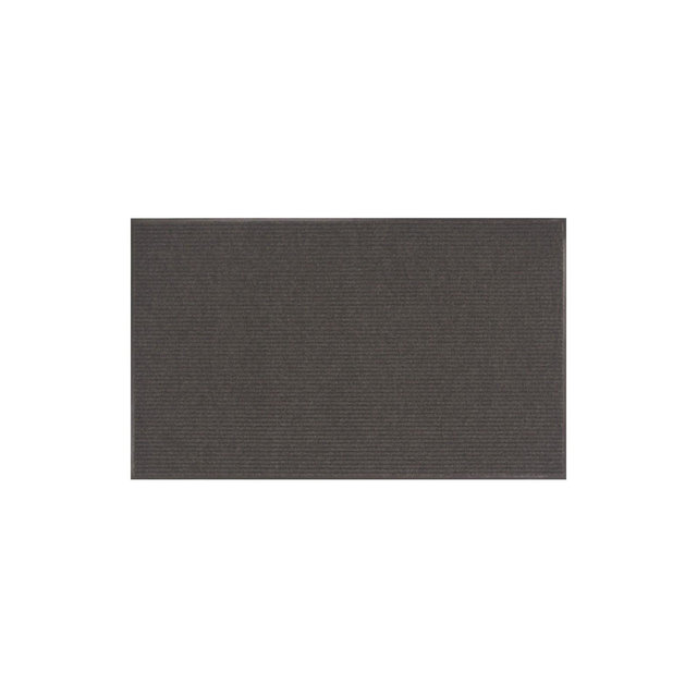 3'X5' Stripe Almost Black Rug - Apache Mills