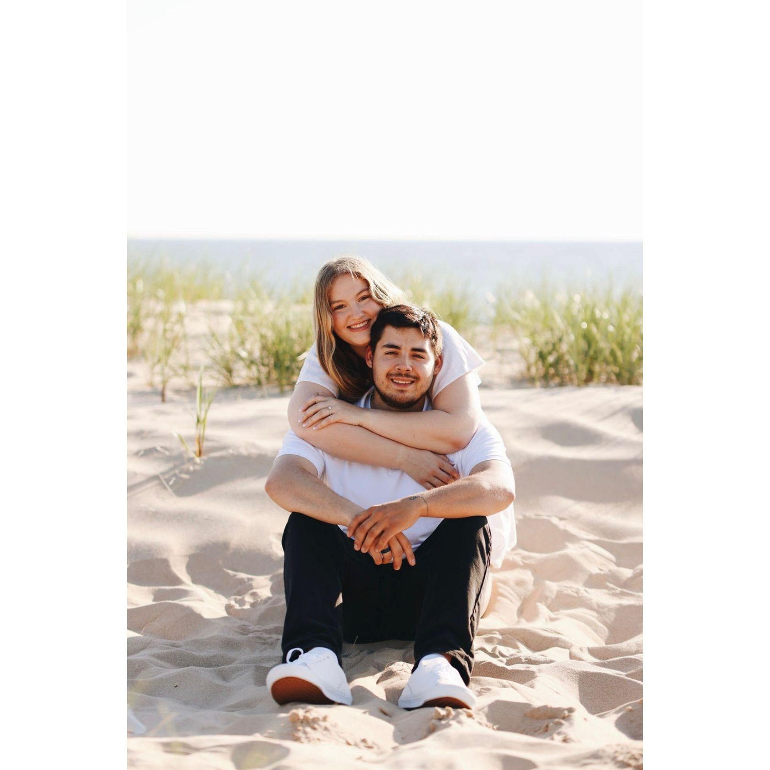 The grooms favorite engagement photo