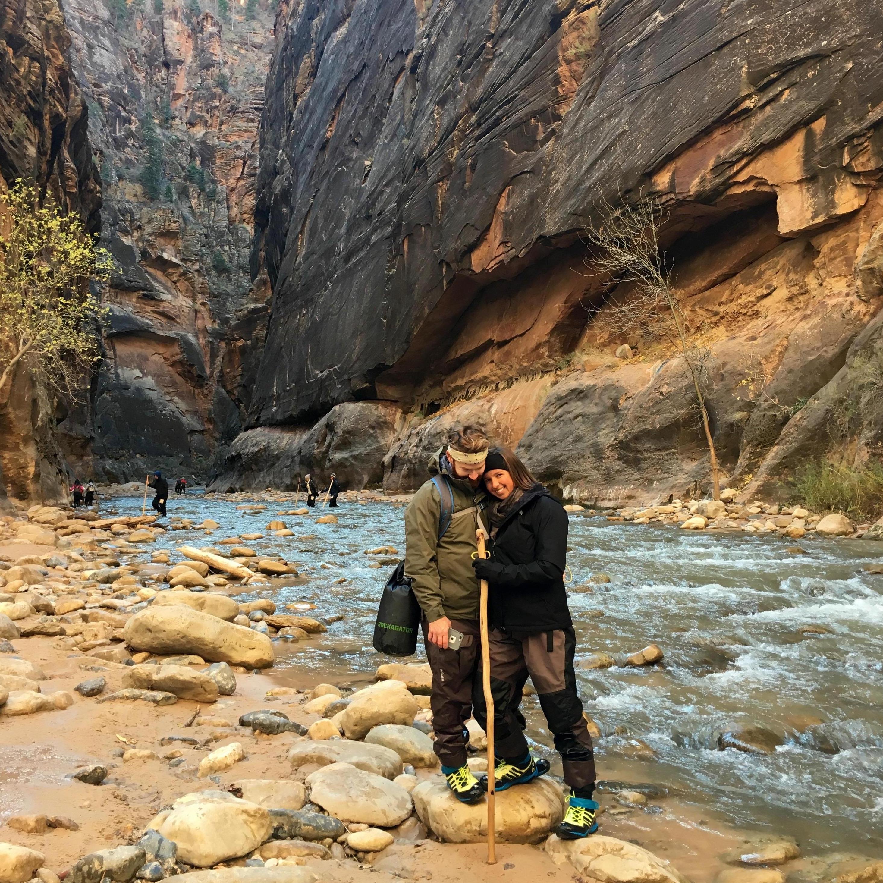 The Narrows, Zion National Park - Thanksgiving 2016