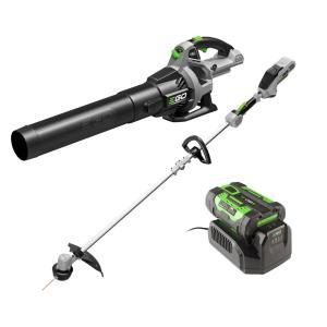 56V Lithium-Ion Cordless Electric 15 in. String Trimmer & 530 CFM Blower Combo Kit (2-Tools) 2.5 Ah Battery and Charger