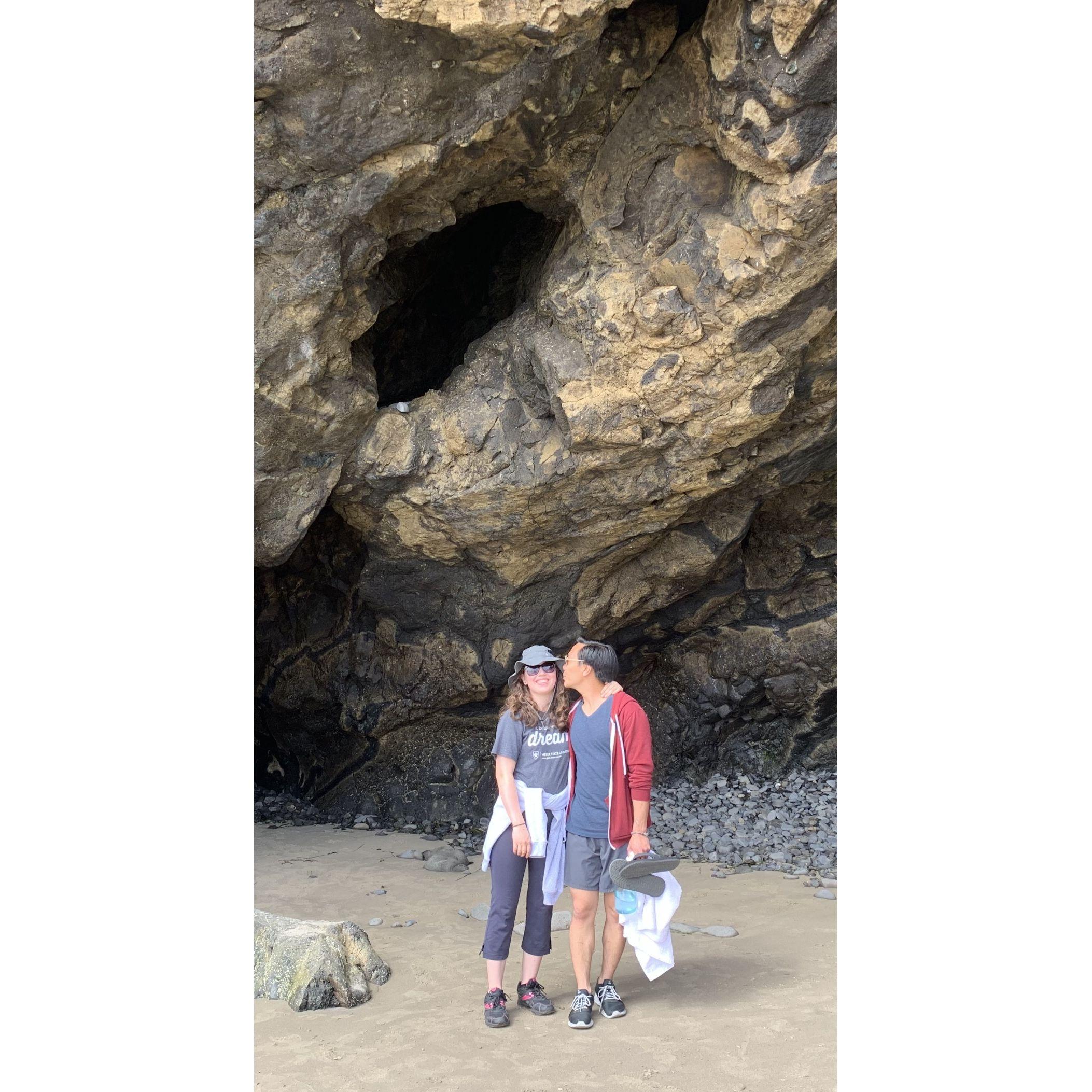 Exploring the Oregon Coast.
