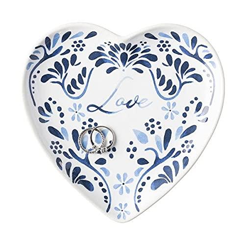 Juliska Iberian Journey Indigo Love Tray