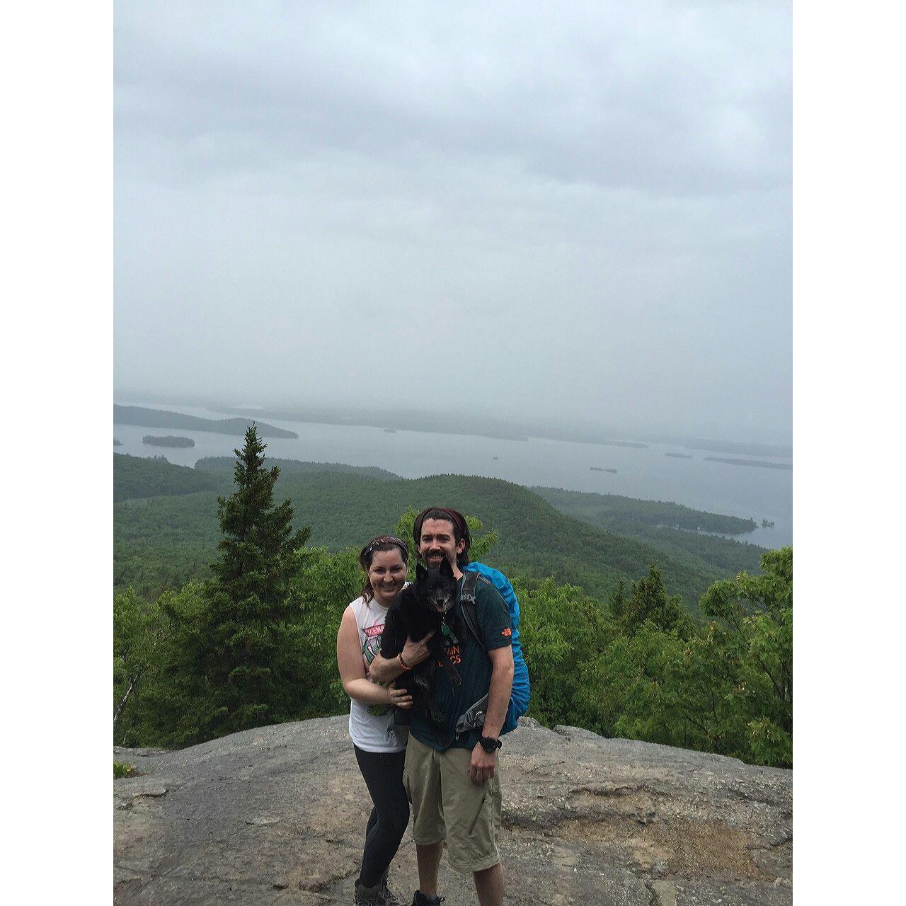 Our first hike together with Kip!