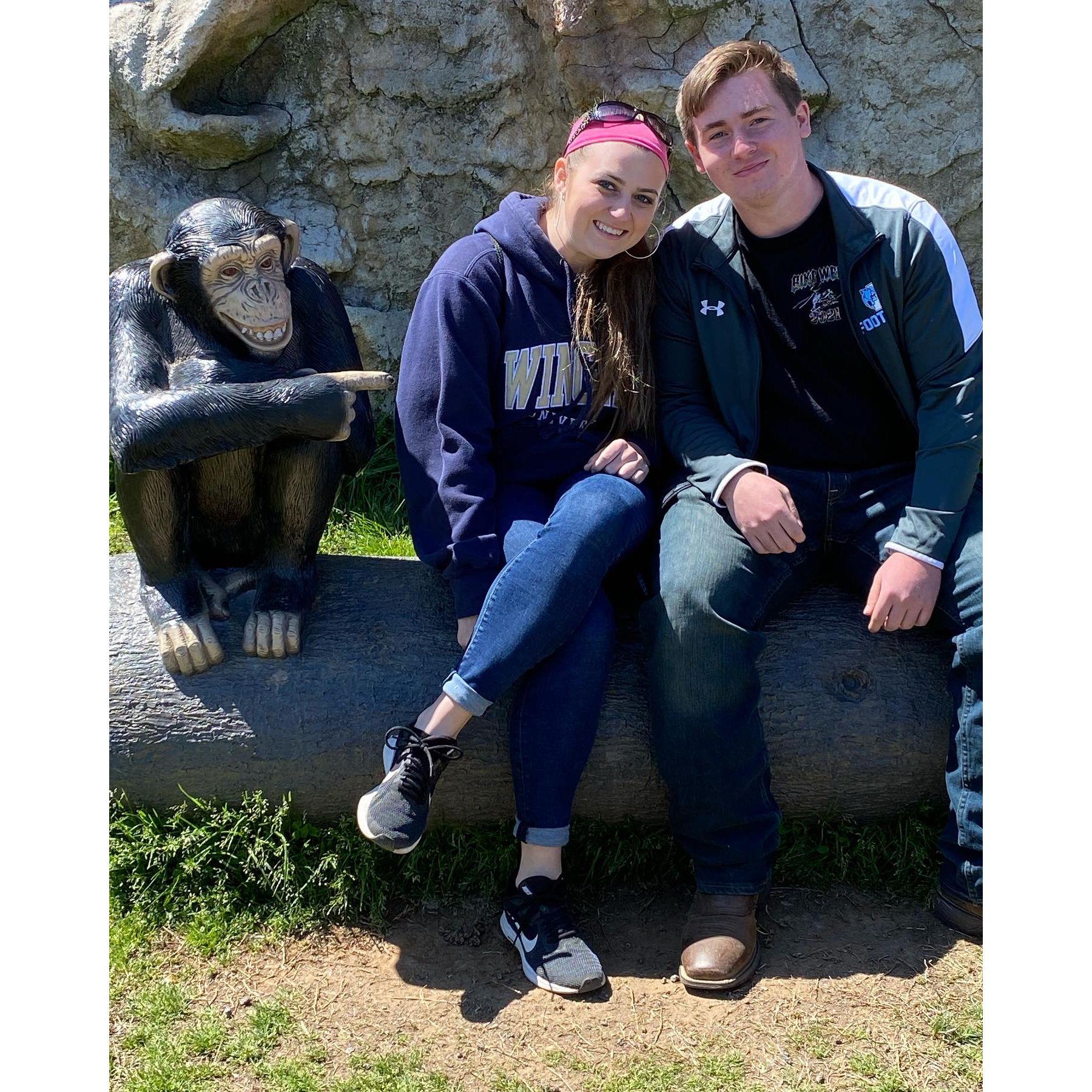 Our first outing together to Zootastic Park!