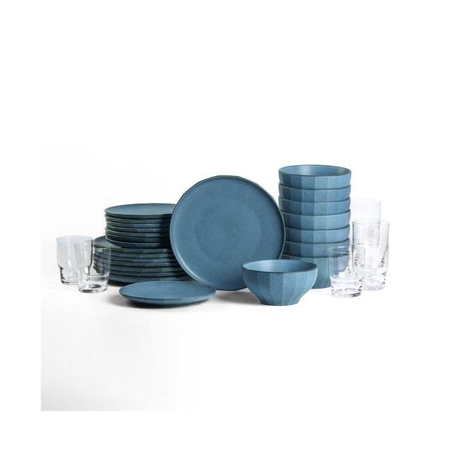 Stone Lain Rio 32 Pc. Dinnerware & Glassware Set, Service for 8
