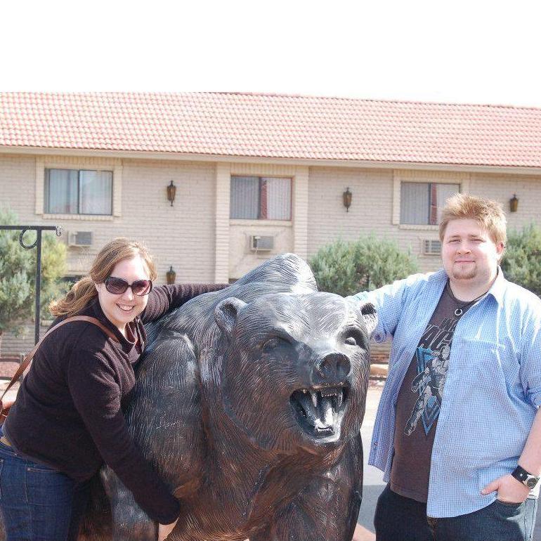 We met a bear, 2012 in Flagstaff, AZ.