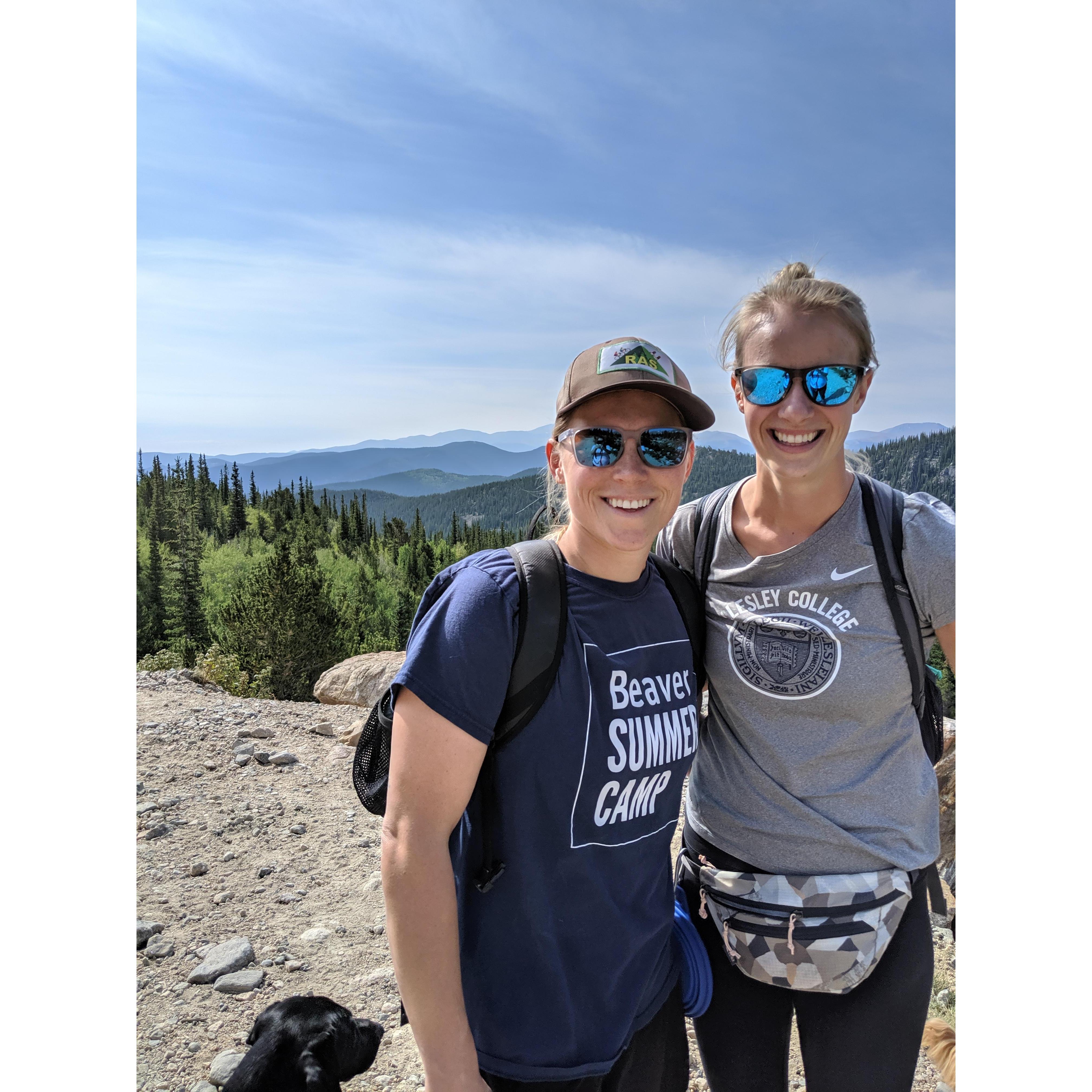 Hiking in our new home, Colorado