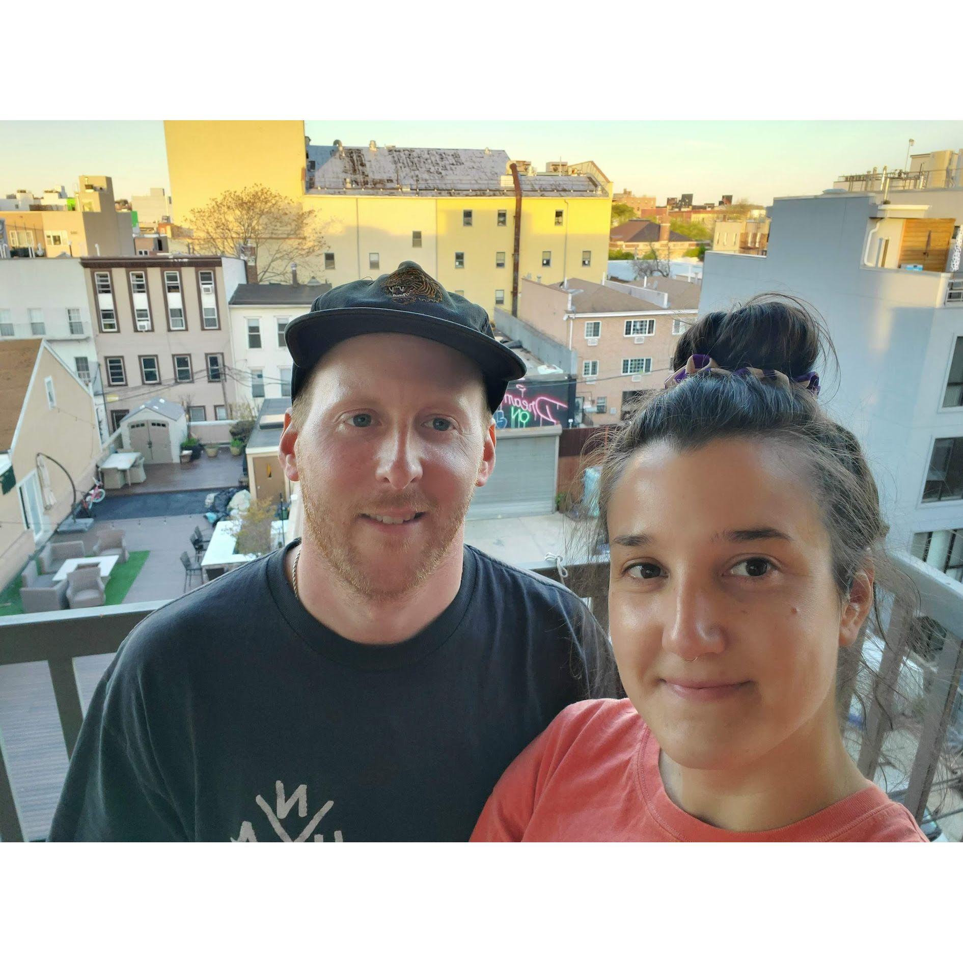Moving out of our first apartment together - Brooklyn, April 2021