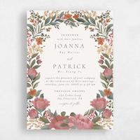 Beige Wedding Invitation - Souci Classic