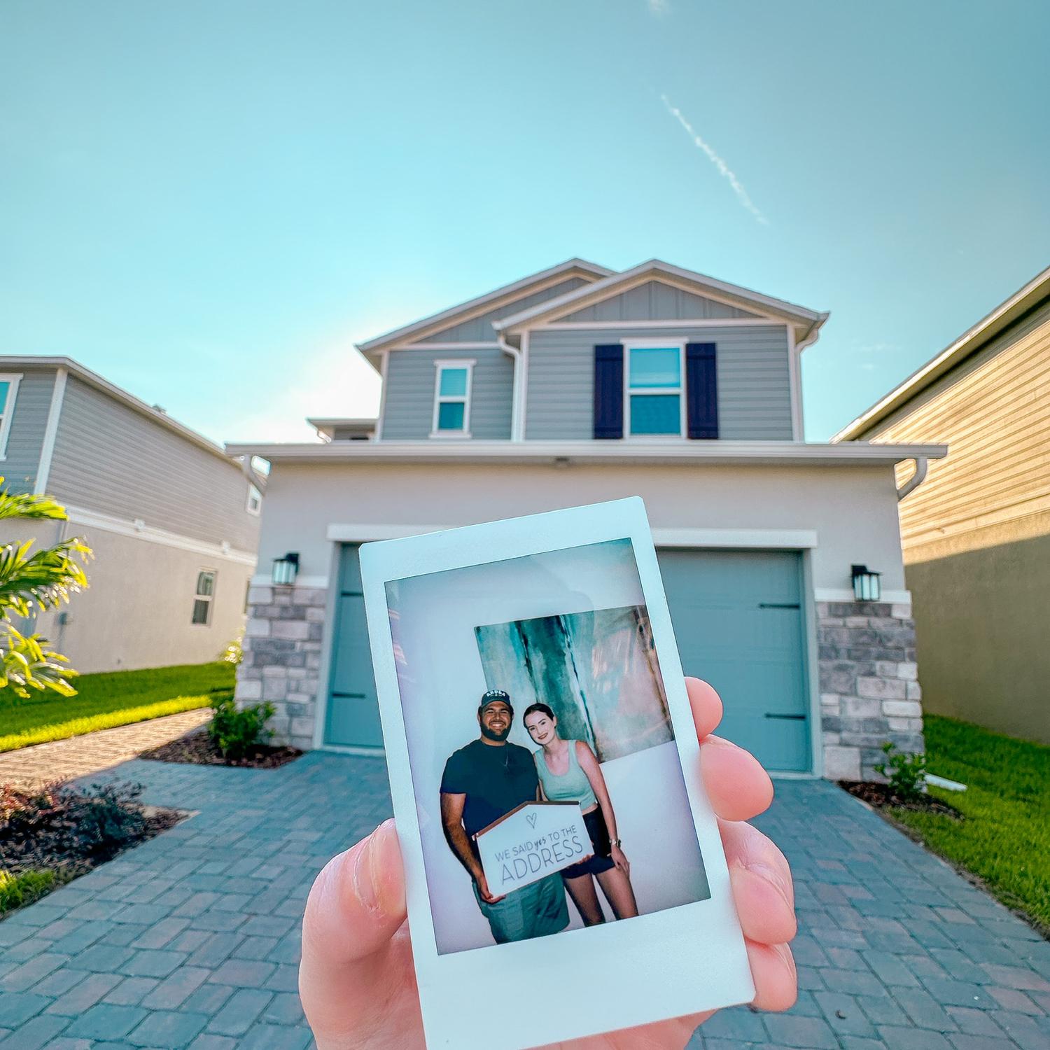 When we bought our home.