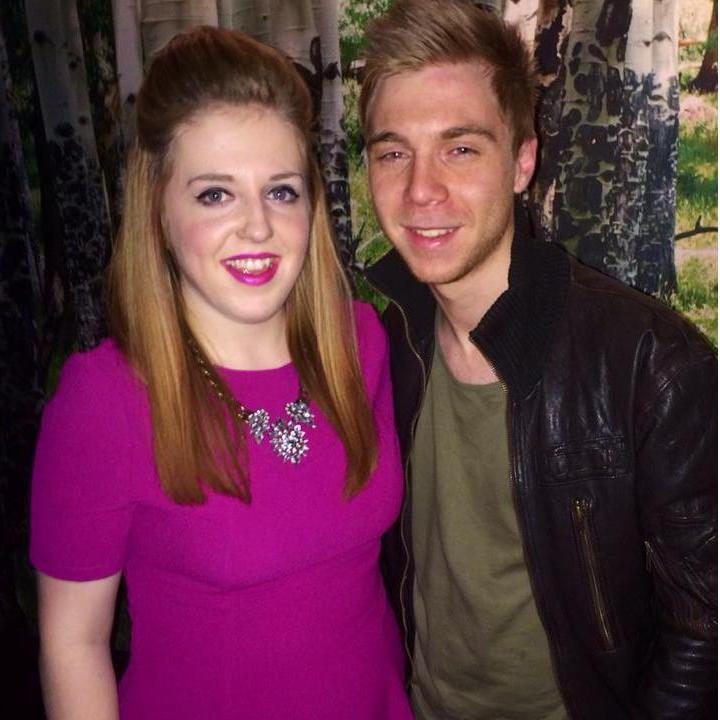 January 2014 - One of our 1st few pictures together. Nice quiffs!