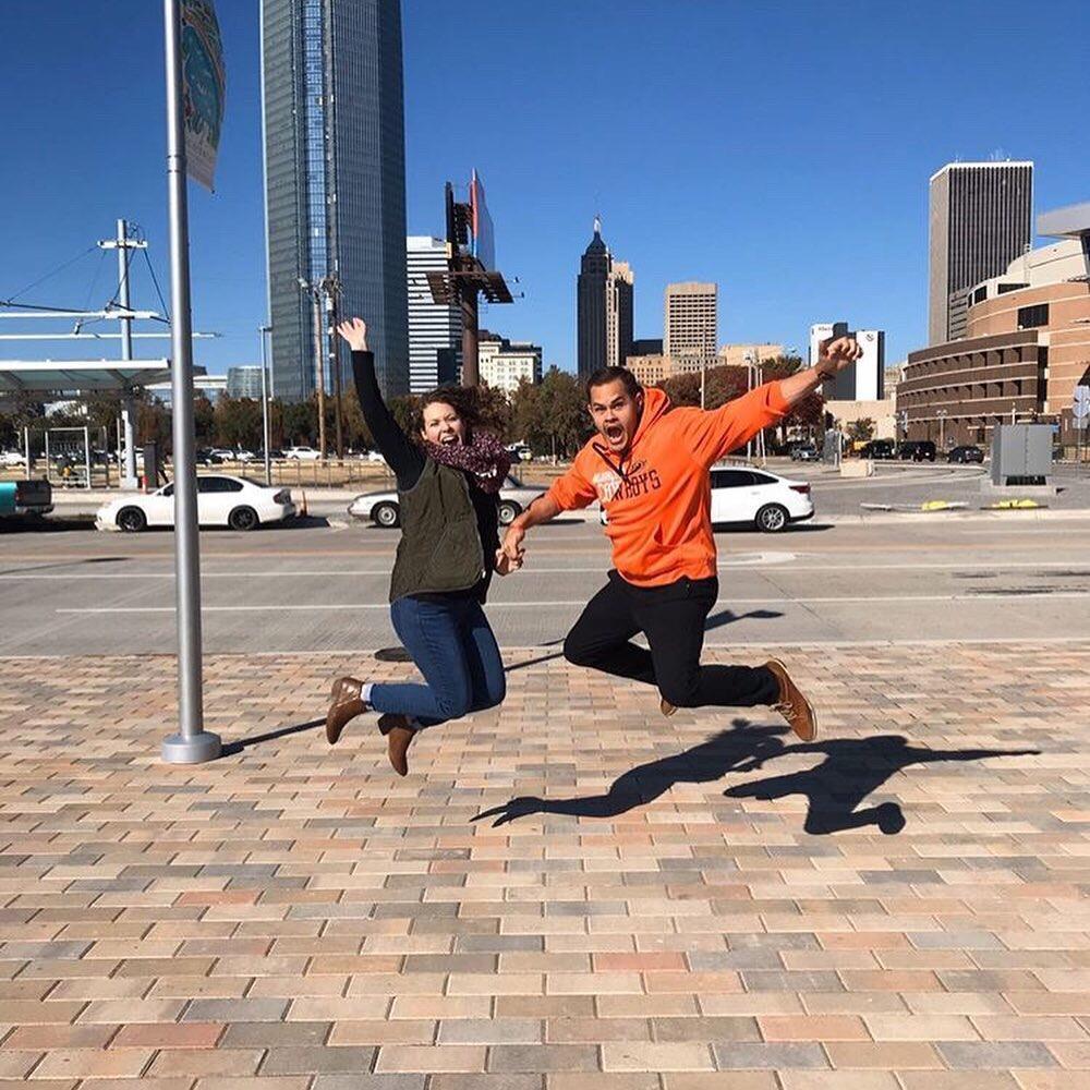 After 36 days, this was my first time seeing Kyle since he had moved back to Oklahoma.