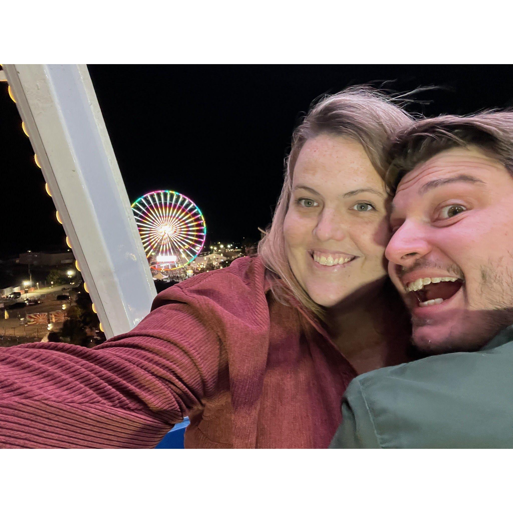 Annual NC State Fair ferris wheel