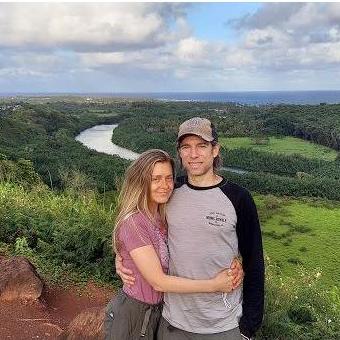 Day we arrived in Kauai before before embarking on the Kalalau Trail. We look so clean!