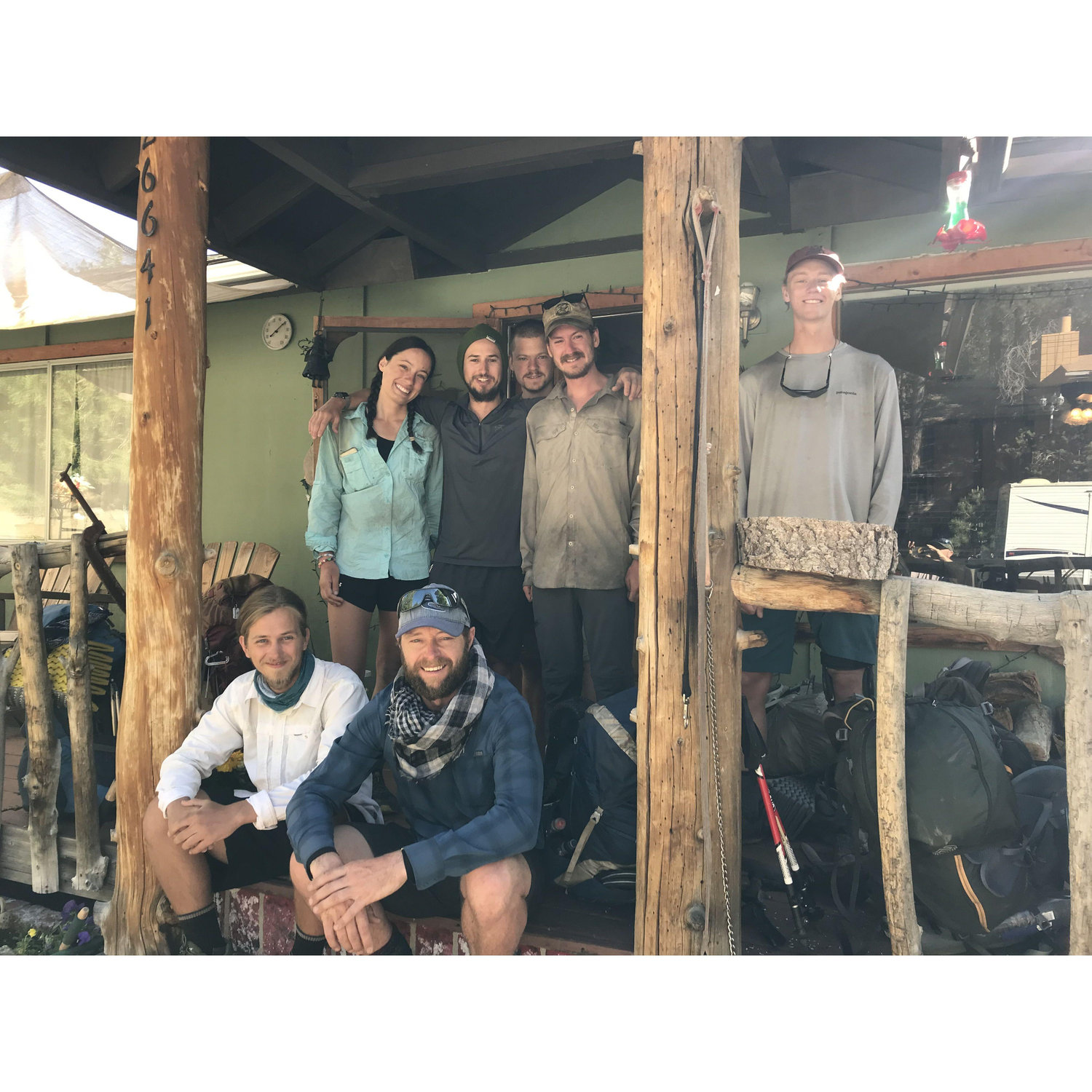 A few weeks after we met on the PCT, with our trail family