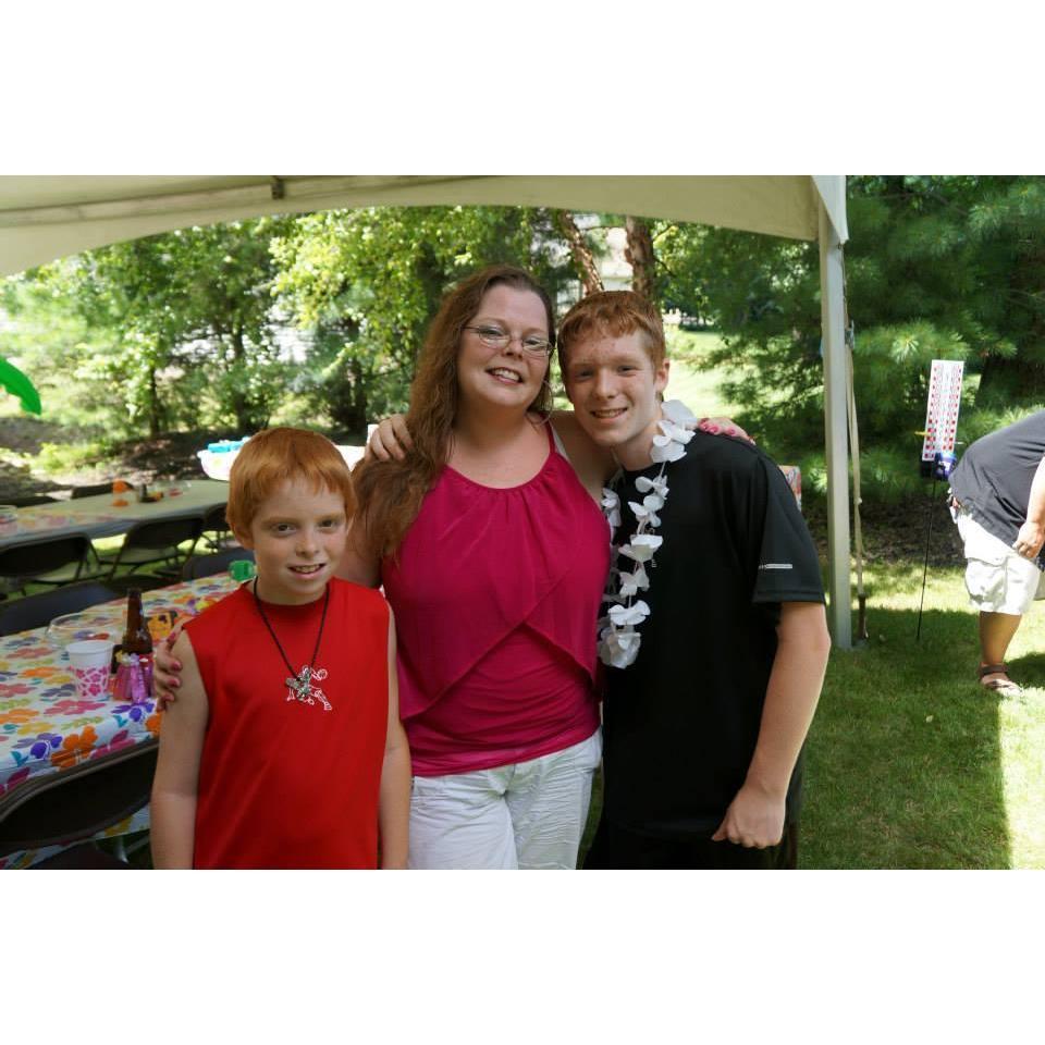 Momma Sabrina and two of her boys!