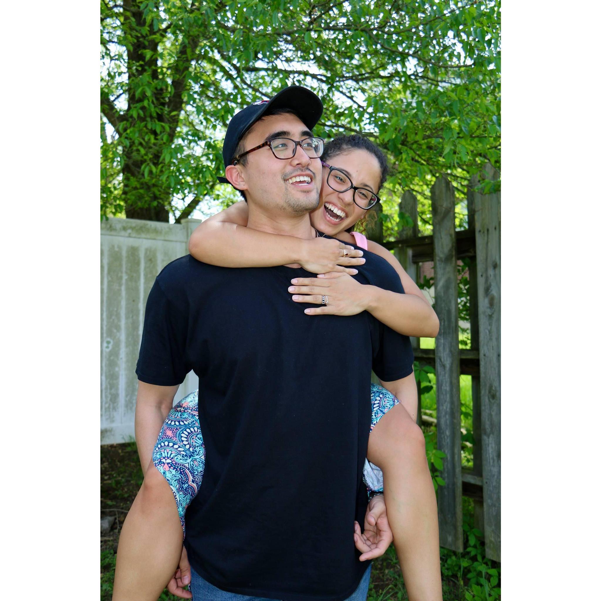 Spring 2017
Randall and Bianca had a spontaneous photo shoot. S/O to Gina who took this photo