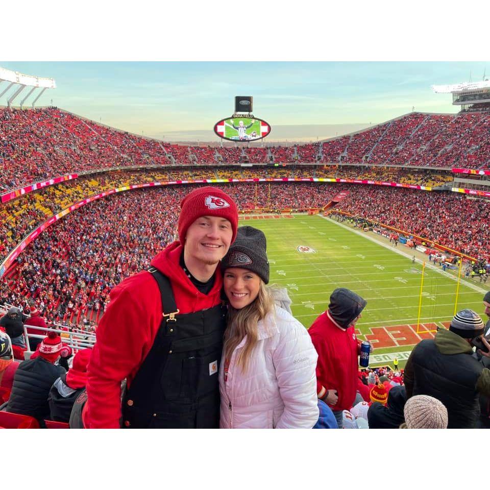 Gunnar took Taylor to Arrowhead stadium for the first time to watch their favorite football team once they officially moved to Kansas City. GO CHIEFS!