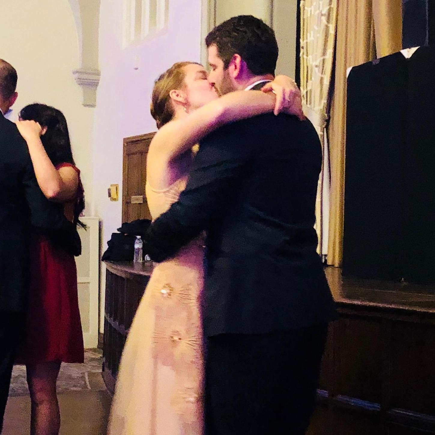 Making out at other people's weddings practicing for our own... thanks NIck and Melissa!