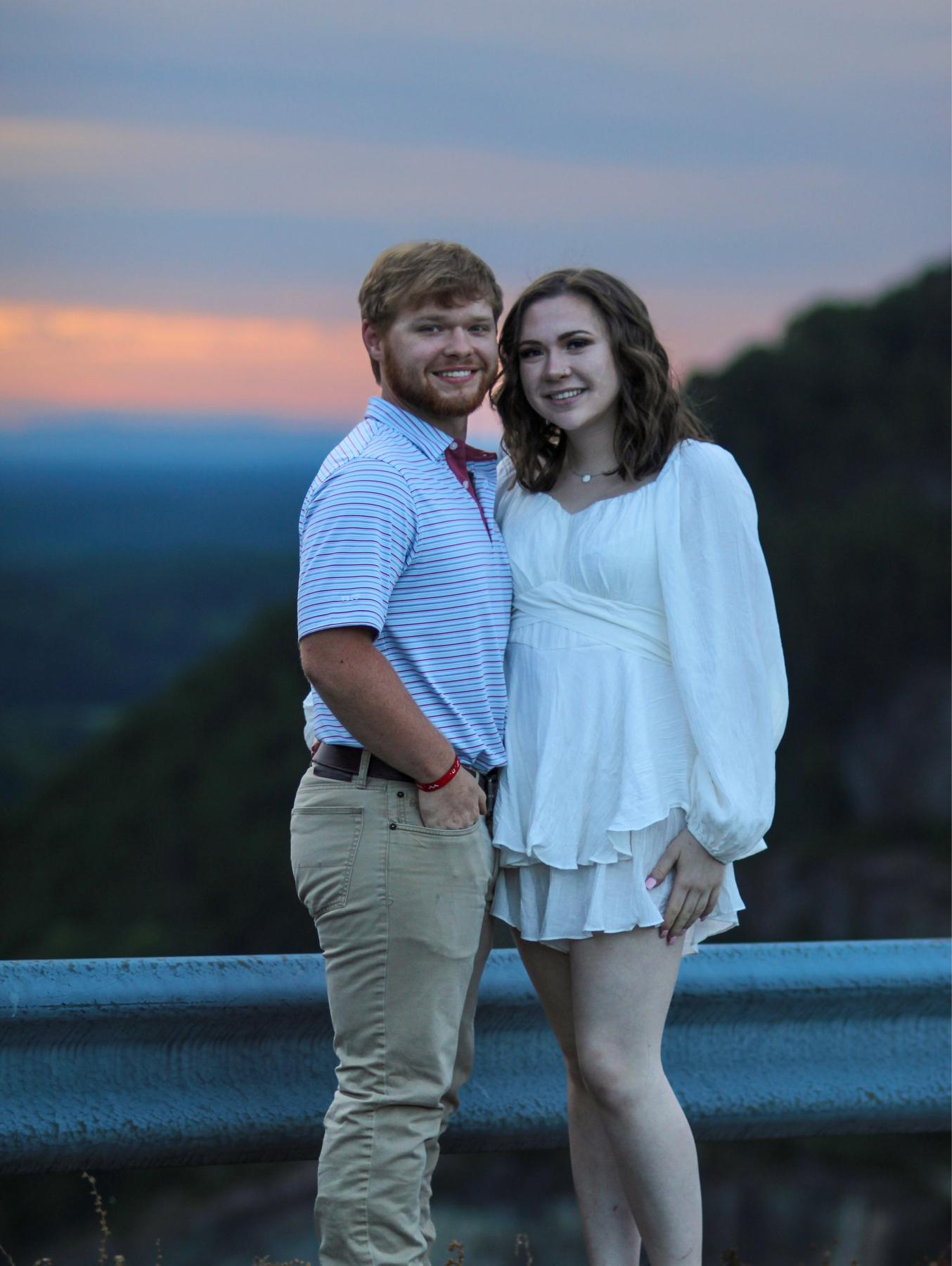 Moments before we got engaged 🫶