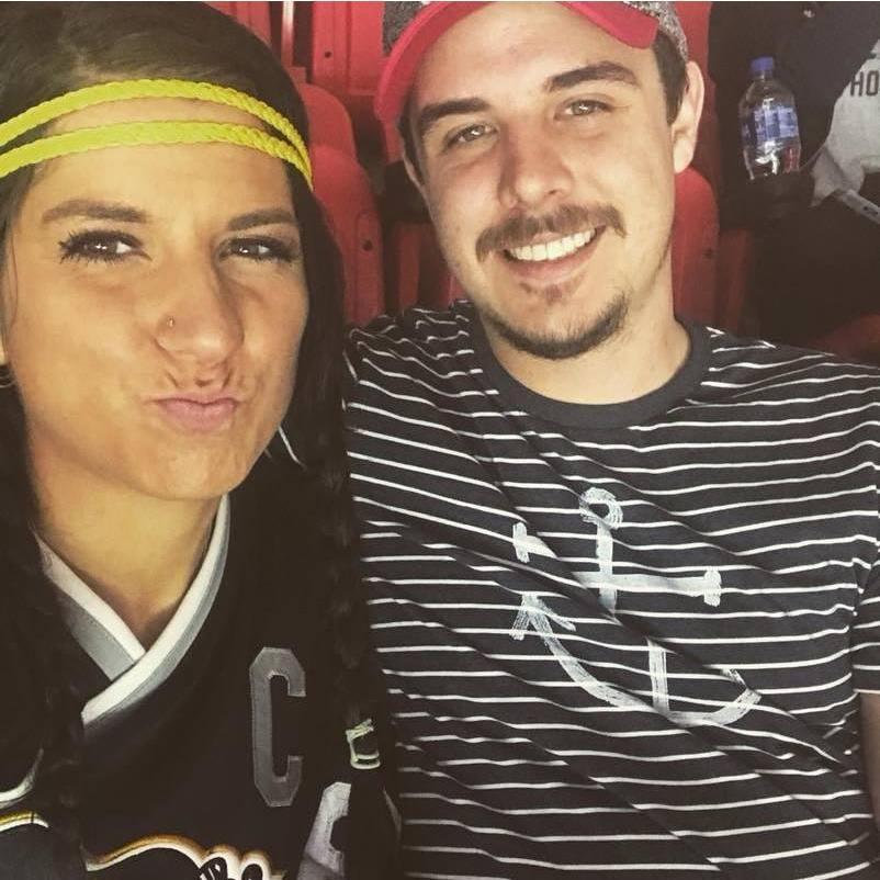 First Valentines Day together, Penguins Hockey Game,