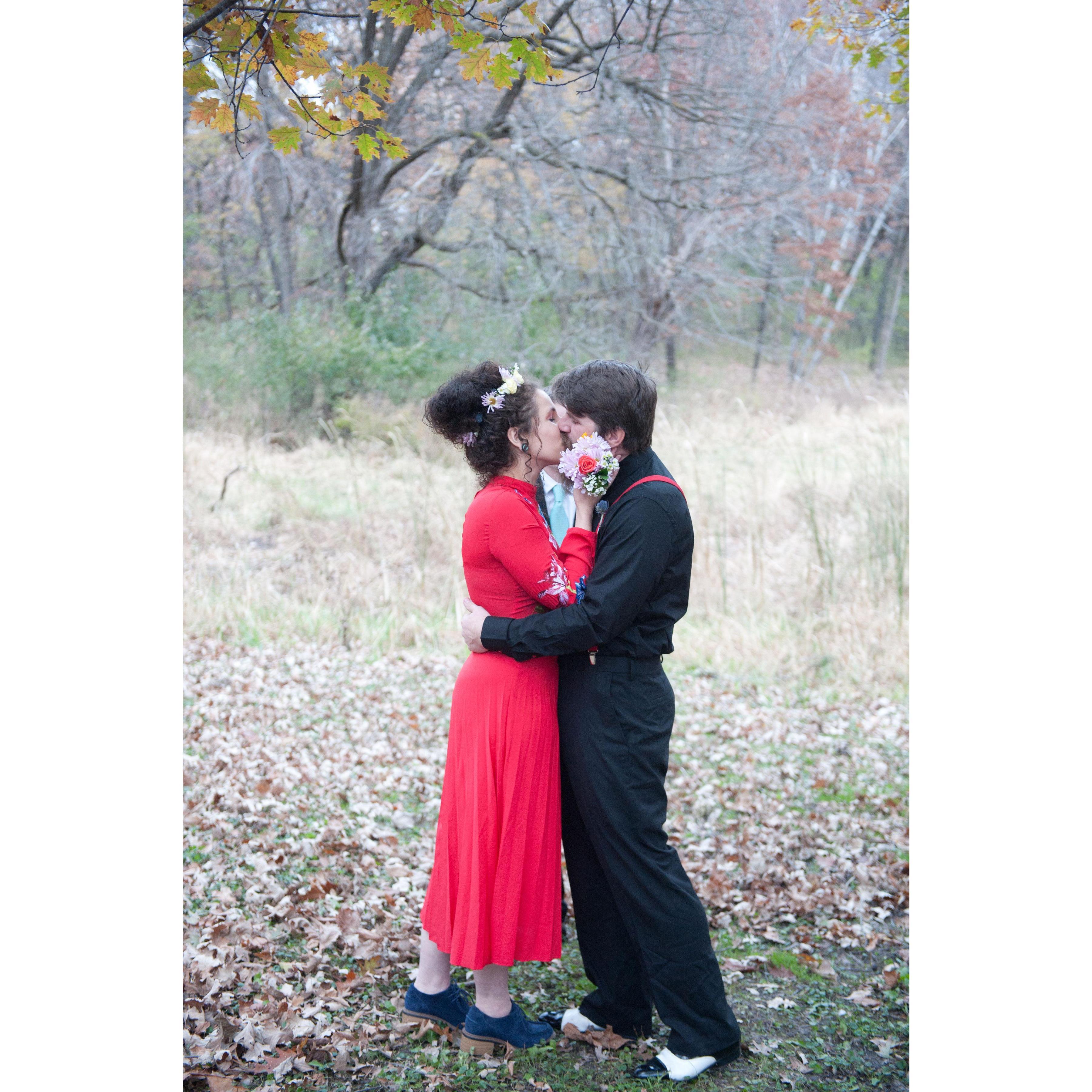 After saying "I do!"