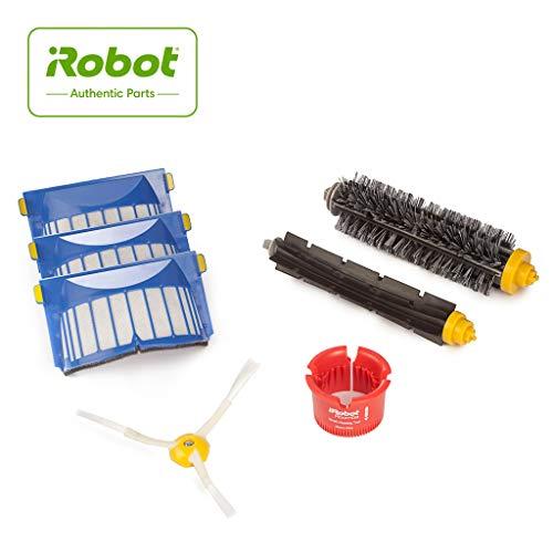 iRobot Authentic Replacement Parts- Roomba 600 Series Replenishment Kit (1 bristle brush, 1 beater brush, 1 spinning side brush, 3 AeroVac filters, and 1 round cleaning tool),White - 4636432