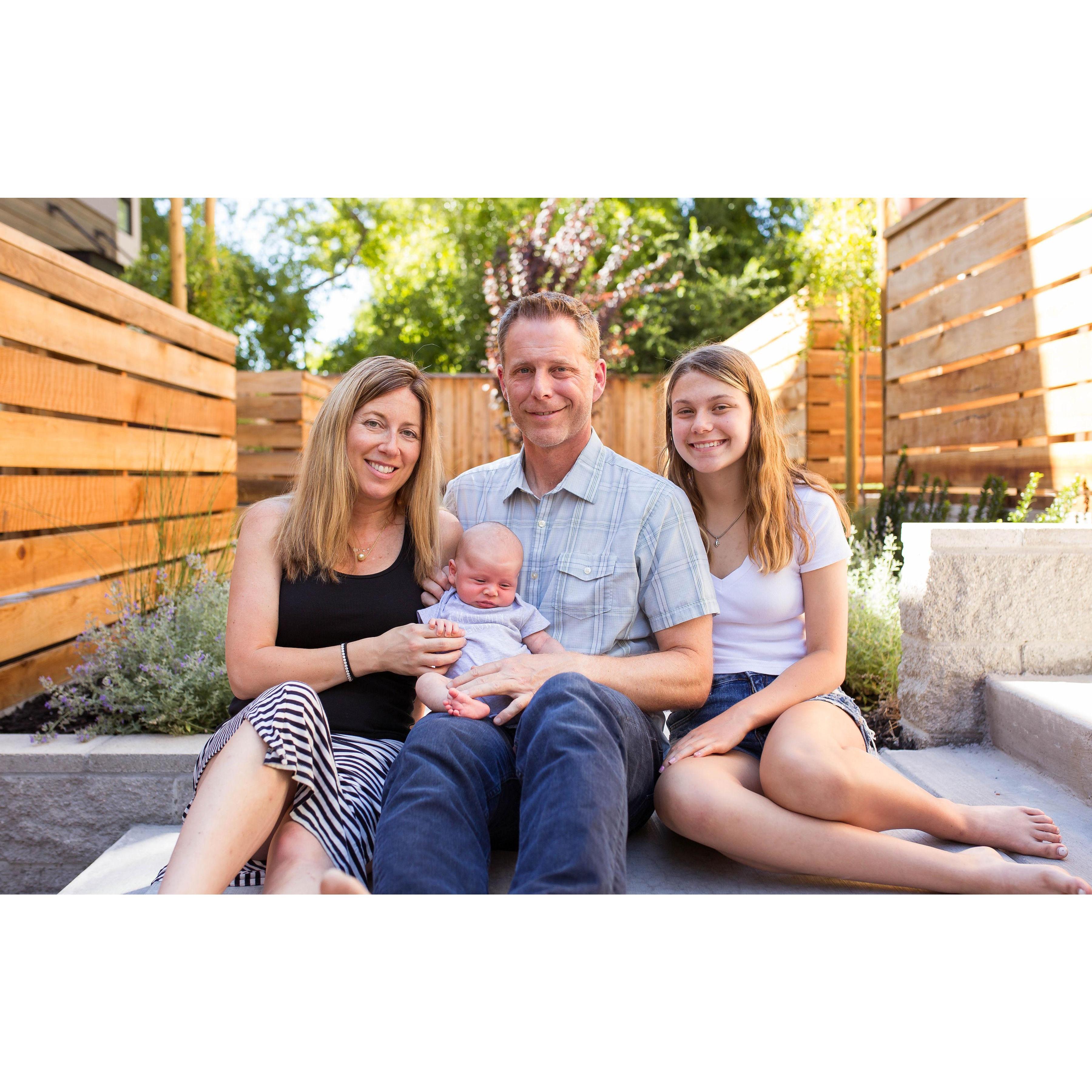 Austin, a little milk drunk ;-)