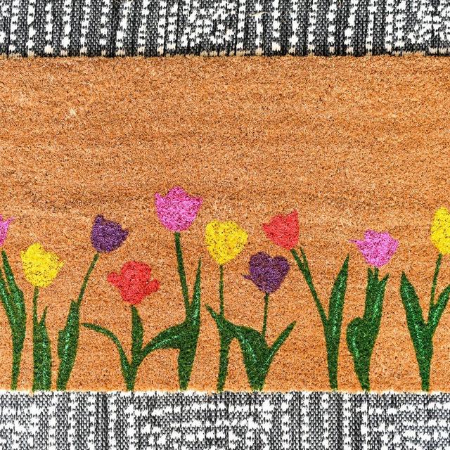 Tulips Welcome Mat