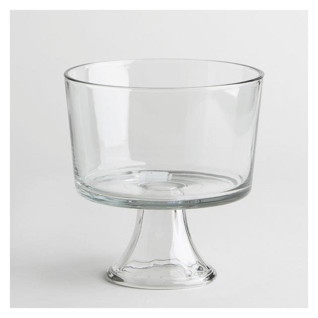 Anchor Hocking Presence Large Glass Footed Trifle Dessert Bowl with Clear Stand