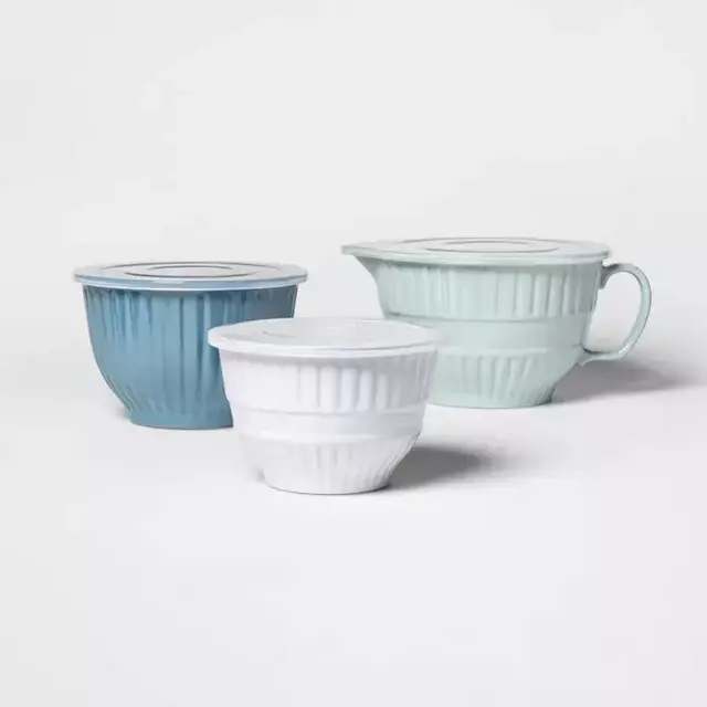 Cravings by Chrissy Teigen 6pc Mixing Bowl Set with Lids