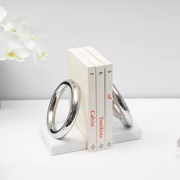 ANNA new york | Ring Marble Base Bookends