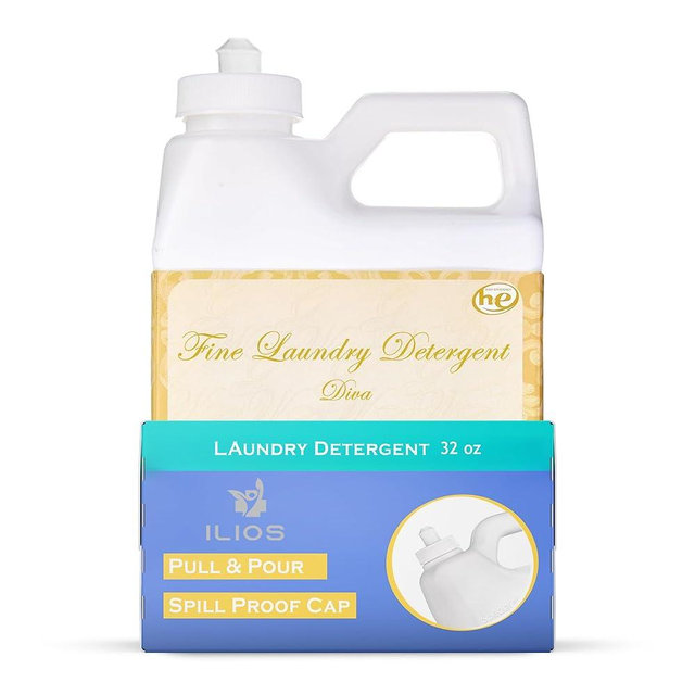 Glam Diva Wash Laundry Detergent - Diva 32 oz (Pack of 1) - Scented Laundry Detergent ILIOS Packaging.