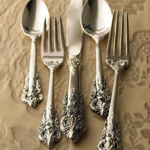 Godinger92-Piece 20th-Century Baroque Silver-Plated Flatware