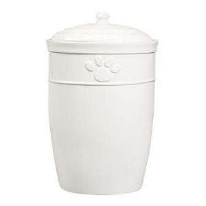 Cambria Pet Food Canister, Stone