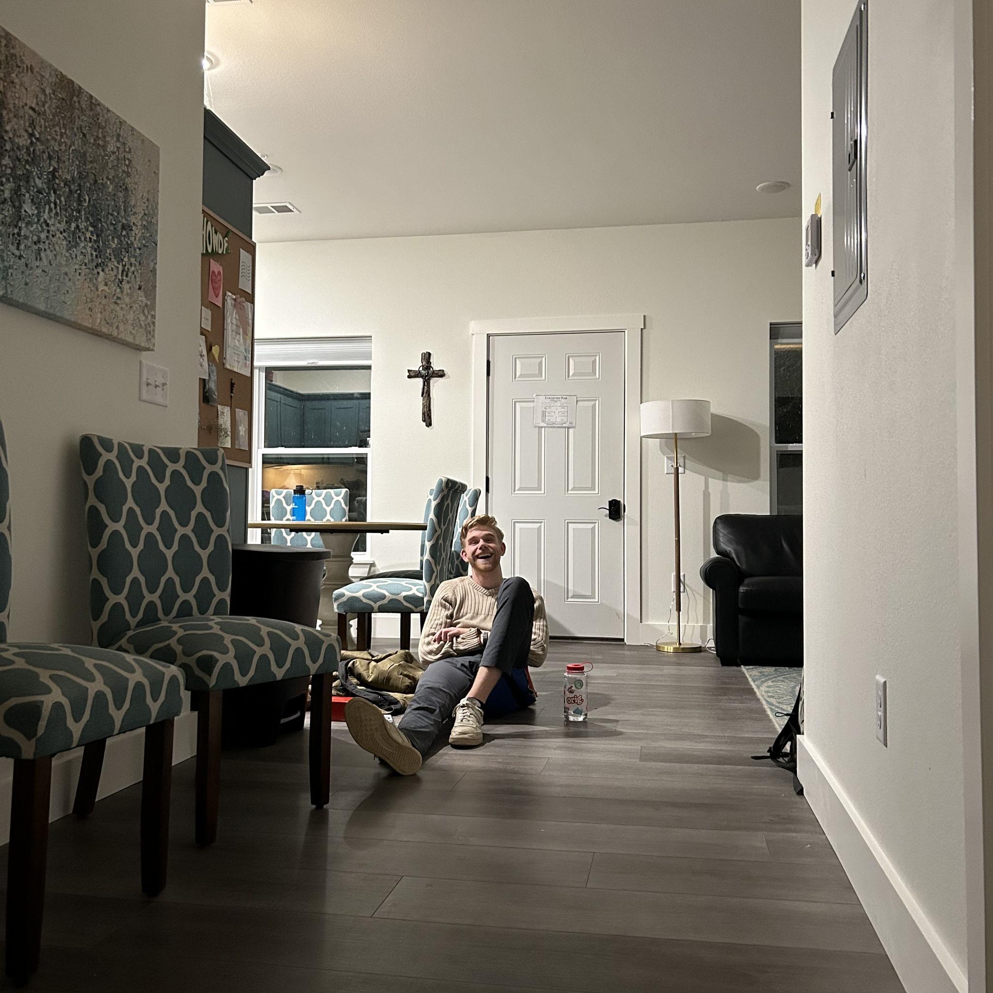 The DAY after we officially started dating I got the flu! I thought it was so sweet though because Jake would come to my cottage at night to talk to me!