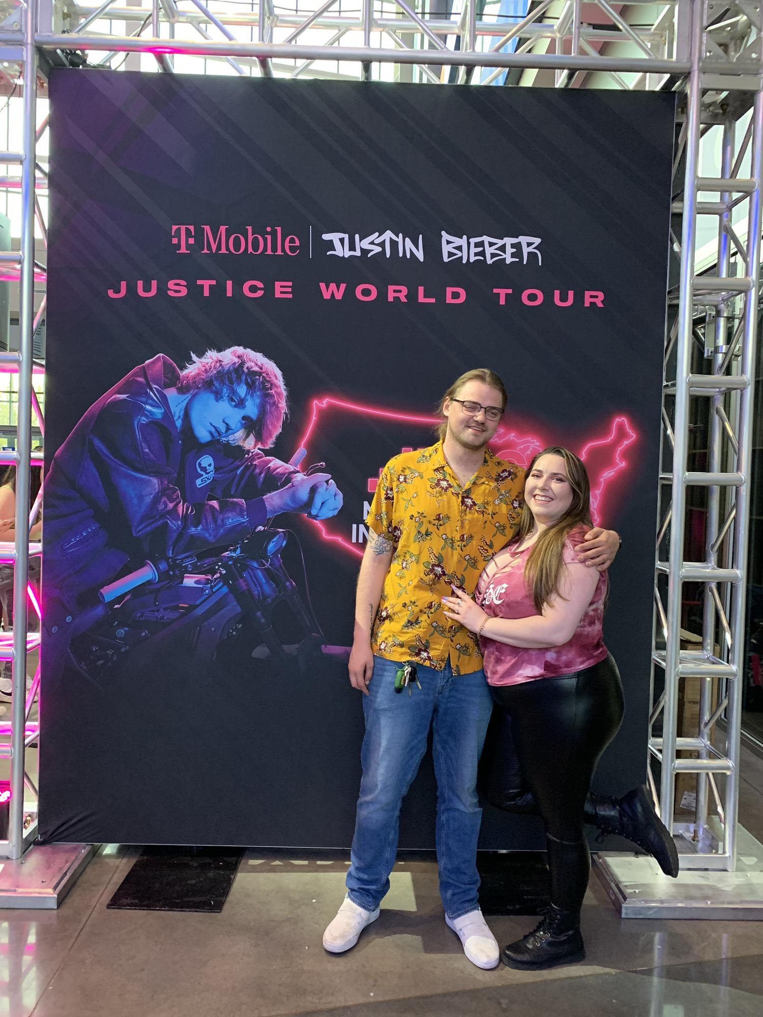 Justin Bieber concert (yes, he came with me) ♥️