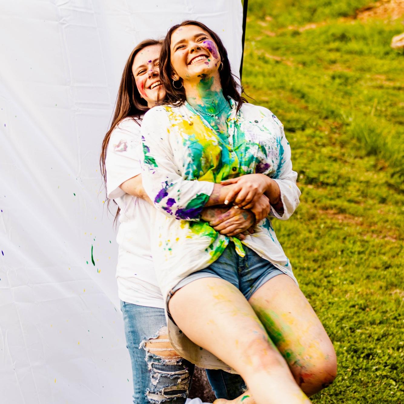 June 2025: Another pride month photo! What a fun and messy time