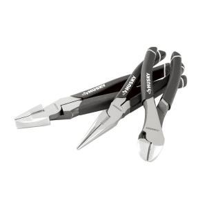 High-Leverage Long Nose Pliers Set (3-Piece)