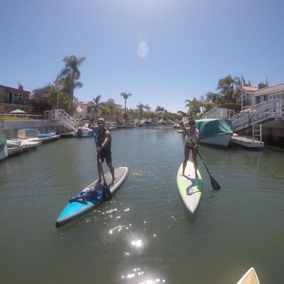 Paddle boarding in Naples