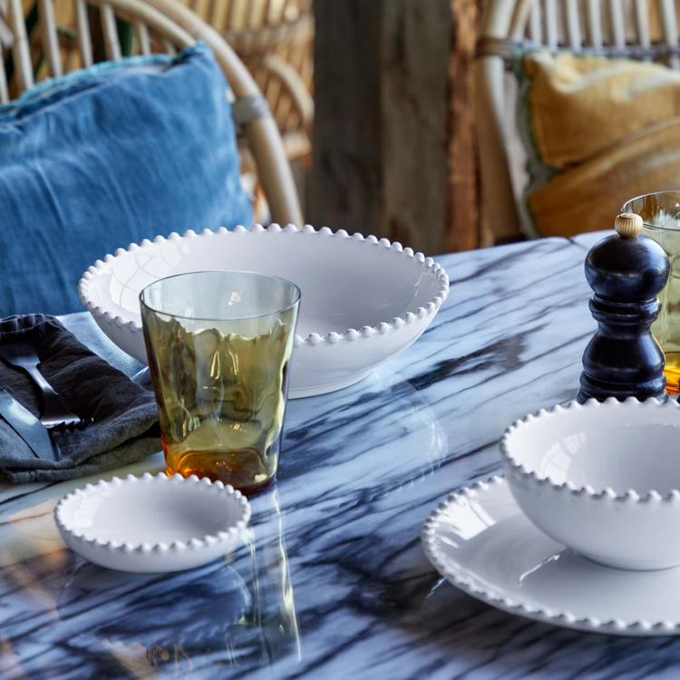 COSTA NOVA, Pearl 12-Piece Dinnerware Set with Pasta Bowl