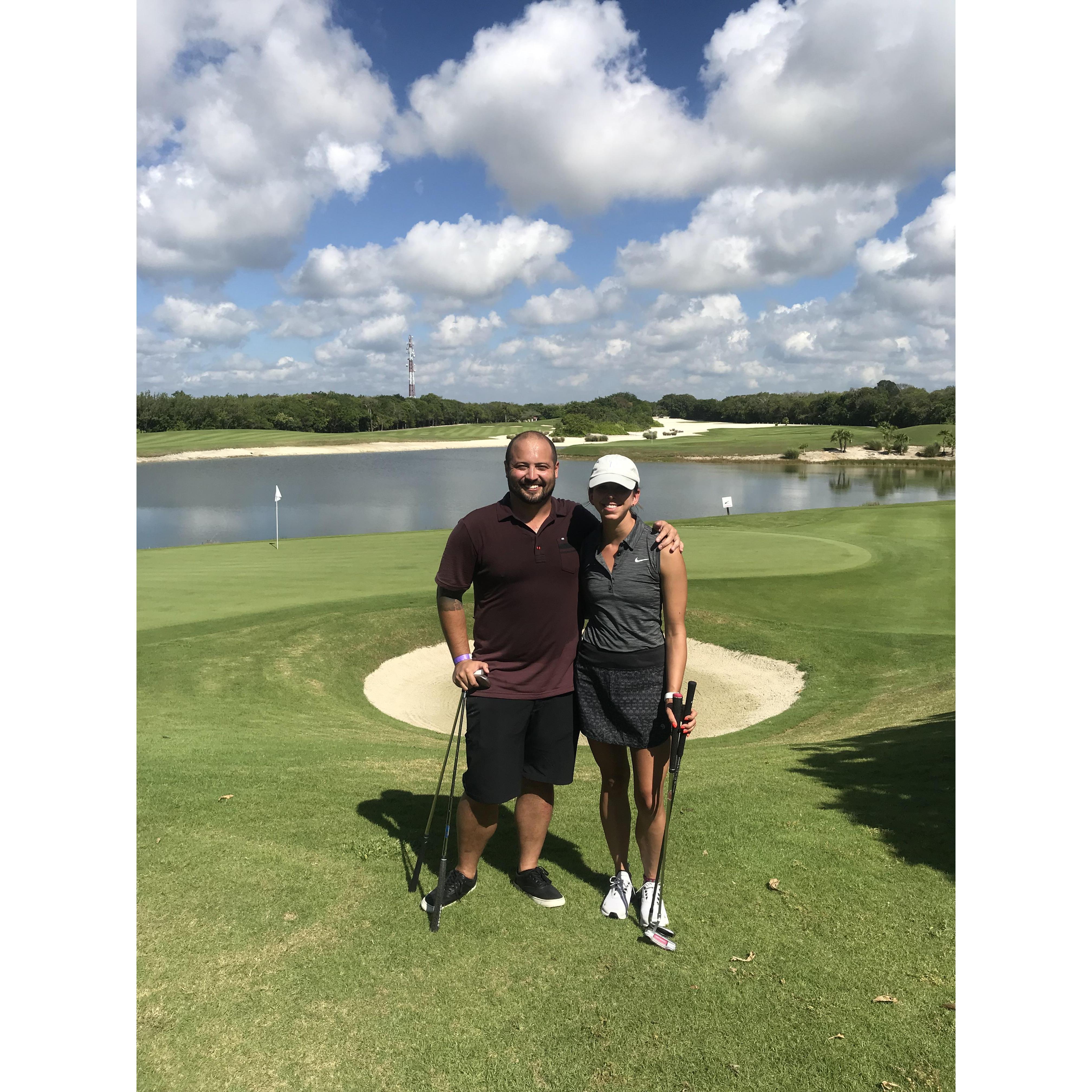 On the links in Cancun