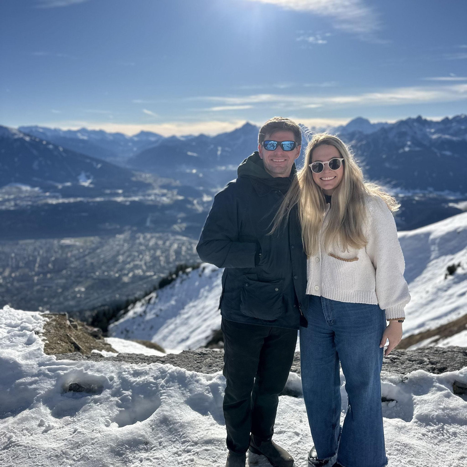 At the top of the Alps in Innsbruck, Austria