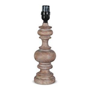 Turned Column Wood Small Lamp Base Brown Lamp Only - Threshold™