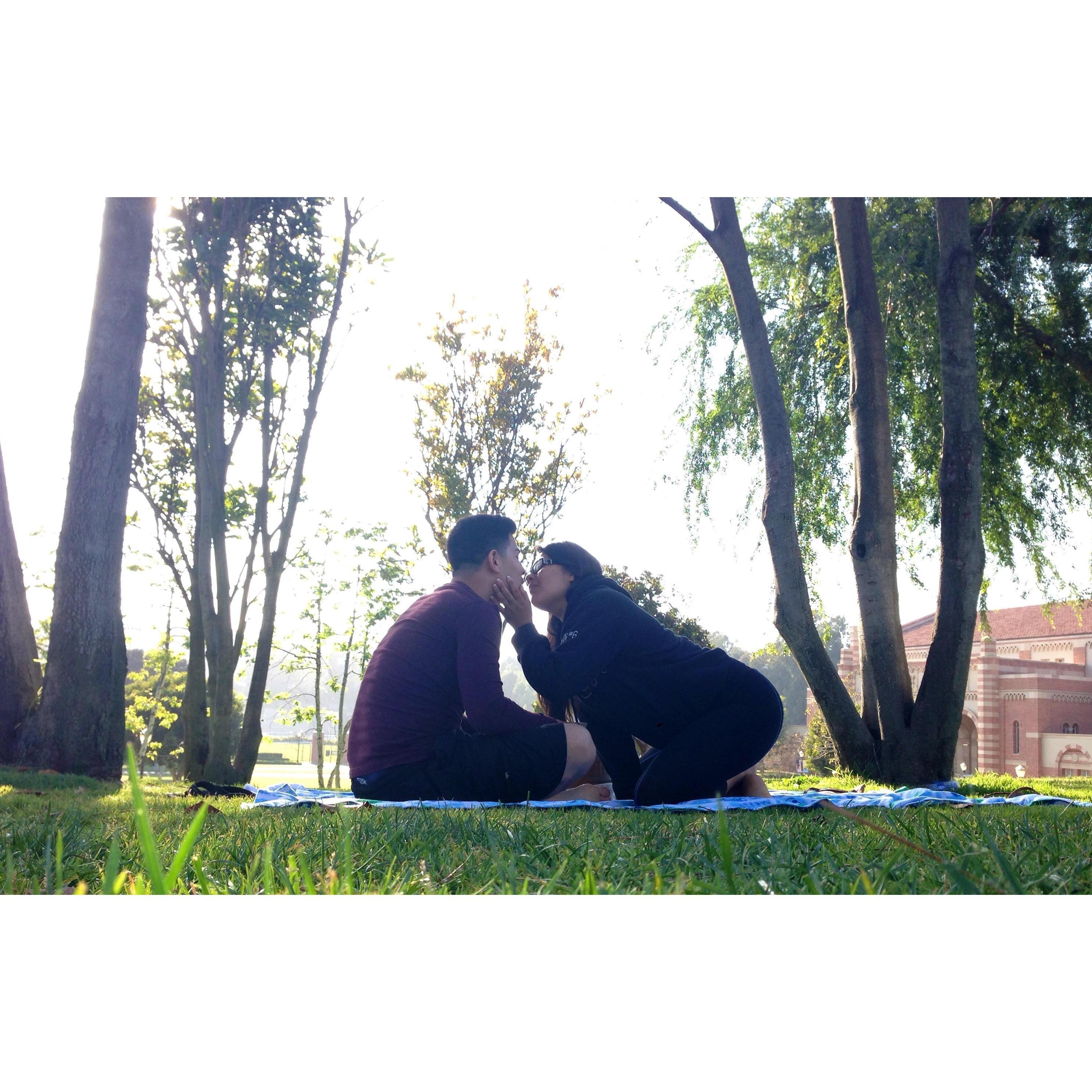 Our first picnic at UCLA