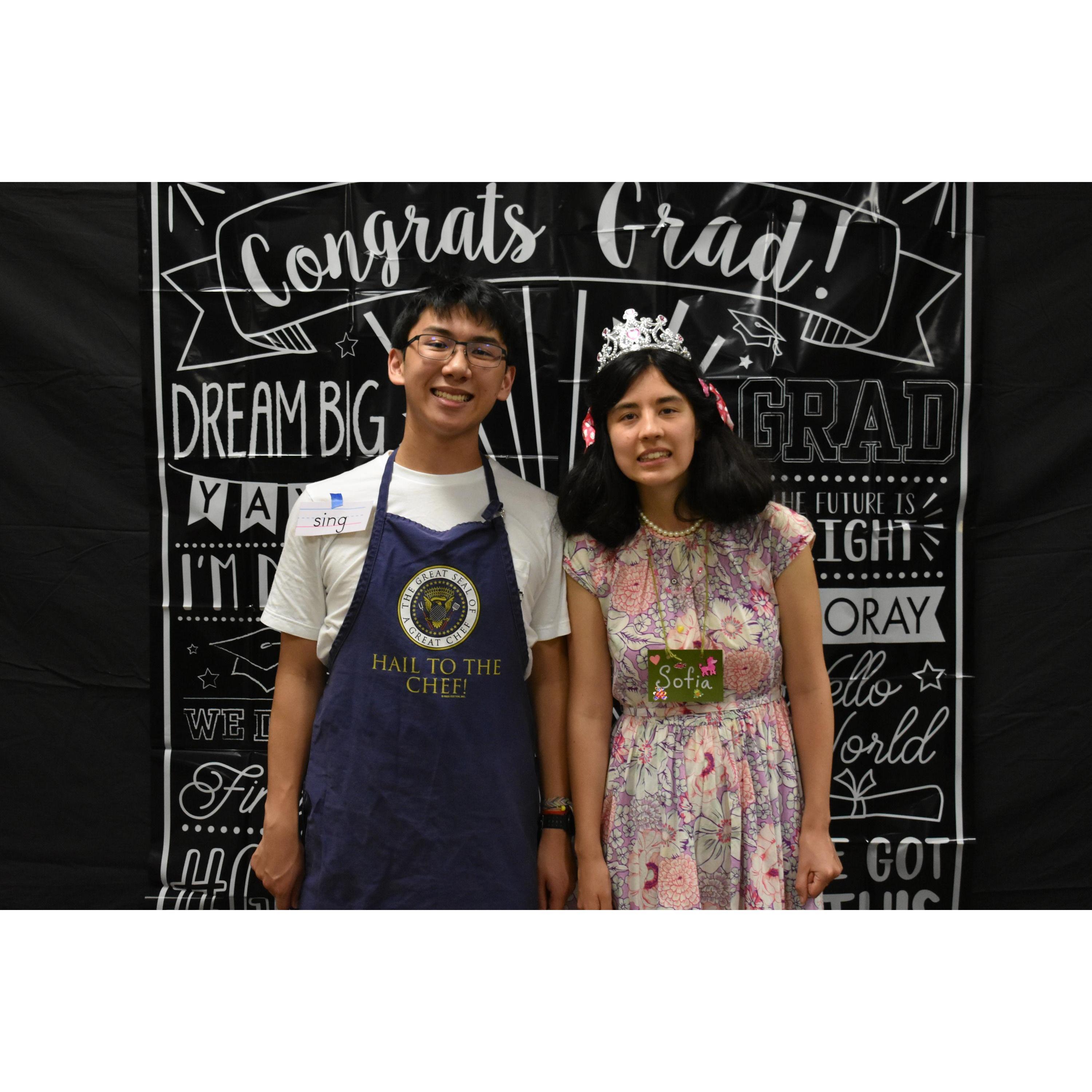 Kindergartener themed grad party