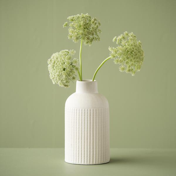 Zoe Striped Ceramic Vase